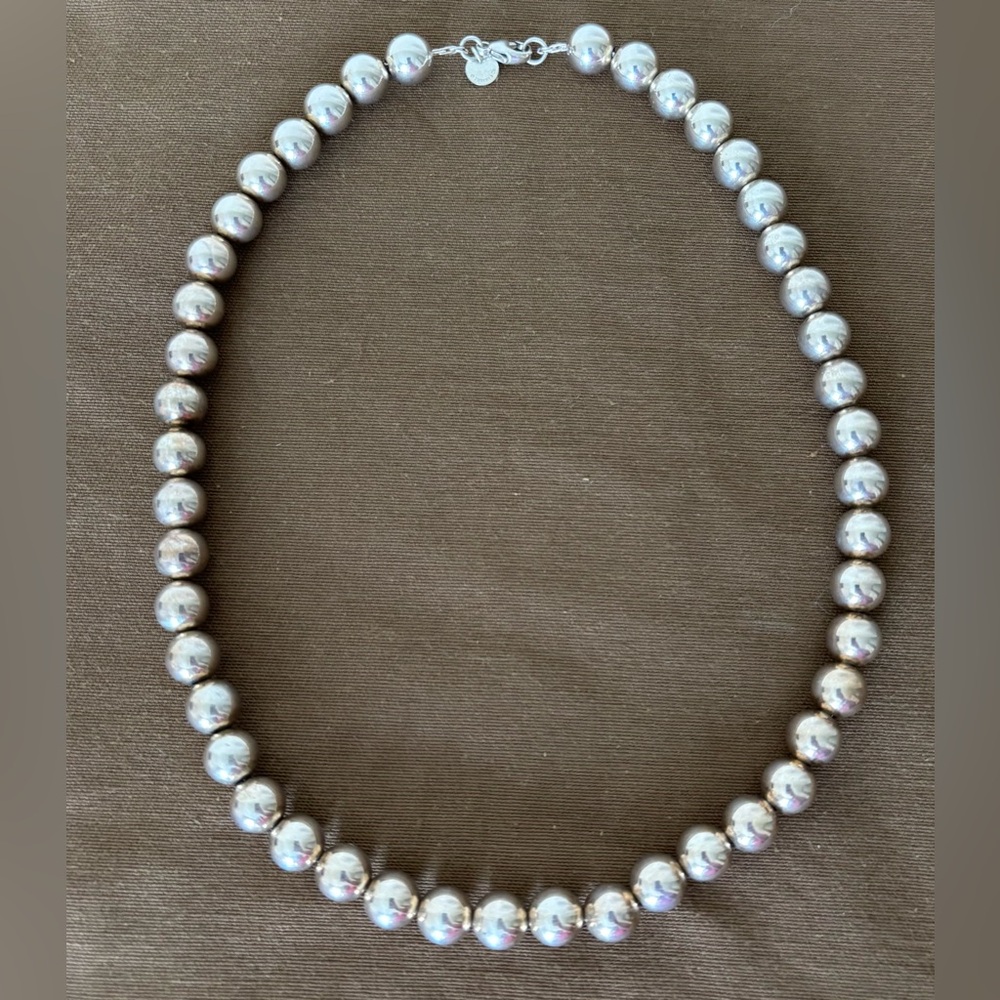 Tiffany & Co. HardWare Ball Necklace Sterling Silver